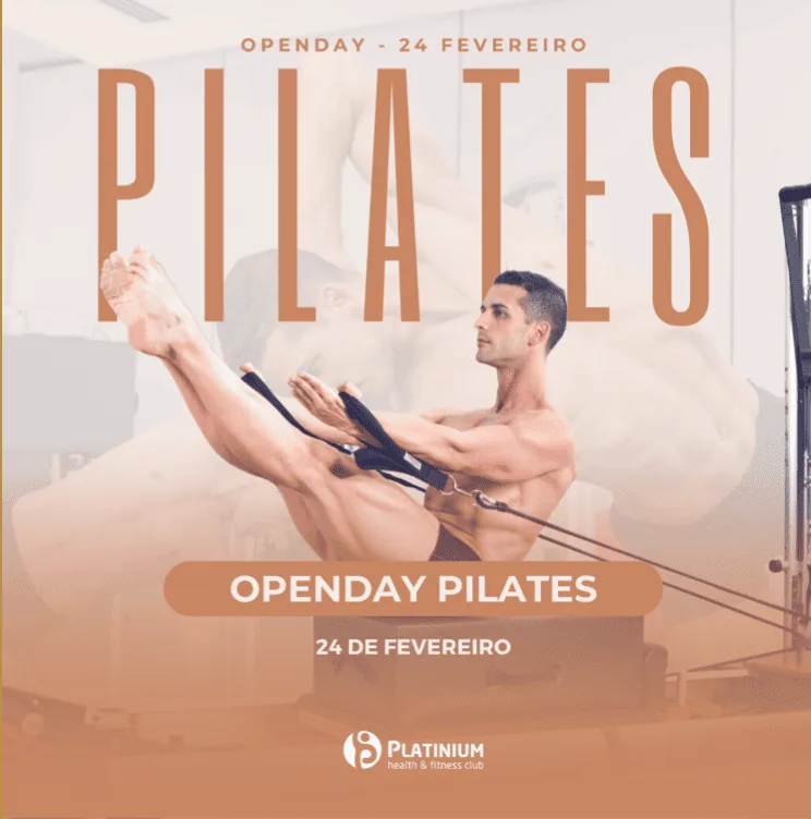 Openday Pilates, Platinium Club, trabalho de design do Digitais Studio no Funchal