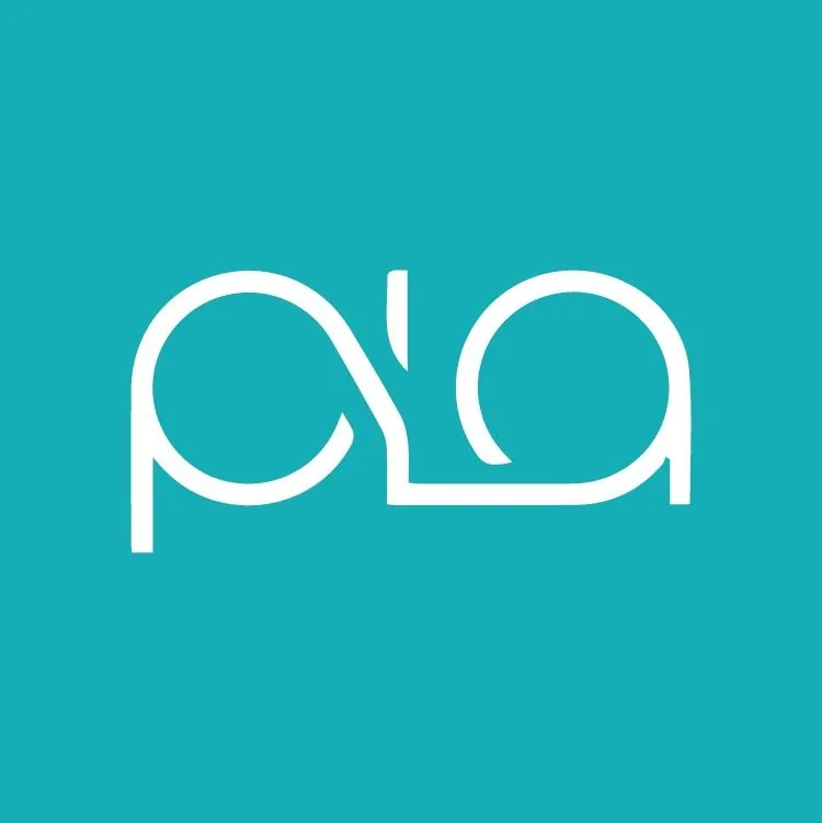 Logótipo de PLA Eventos, cliente do Digitais Studio