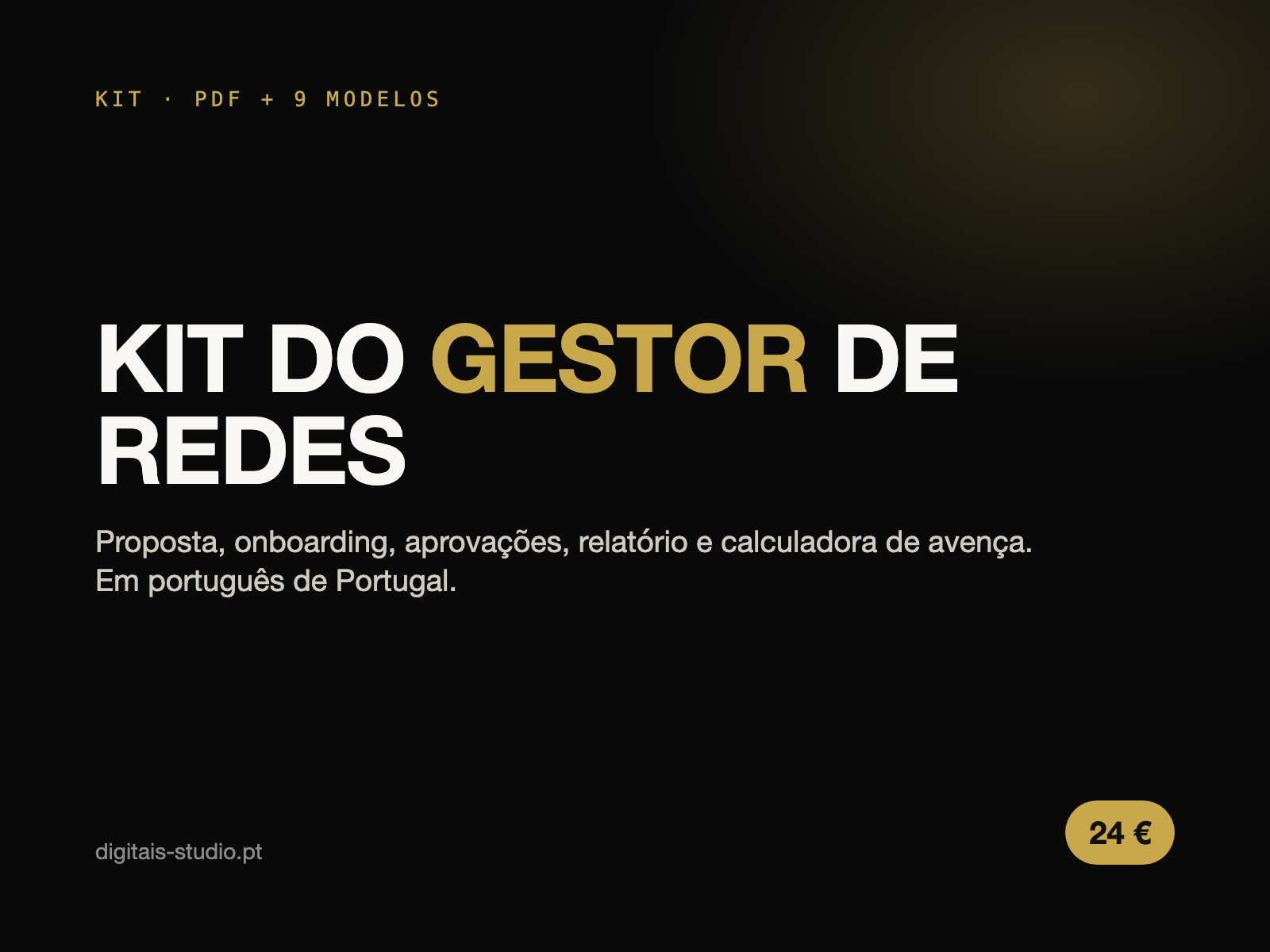 Kit do Gestor de Redes